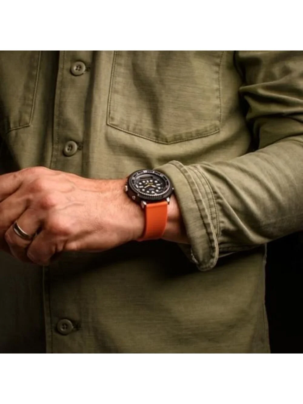 Custom Fit Silicone Watch Strap - Quick Release, Durable & Comfortable Design